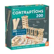 Keva Contraptions 200 Pine Planks Stacking Wooden Blocks 2019 Mindware Sealed
