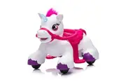 6V Electric Unicorn Ride-On Animal Toy for Toddlers - White