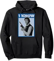 [STAR WARS] Han Solo Iconic Unscripted I KNOW Graphic Hoodie