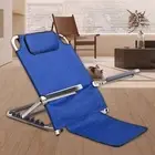 Beach Chair Reading Bed Rest Pillows Folding Floor Beach Chair with Backrest