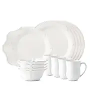 Juliska Berry & Thread 16 Piece Dinnerware Set, Service for 4