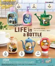 RE-MENT Peanuts SNOOPY's LIFE in a BOTTLE 6 Pack BOX Complete New Japan set 77