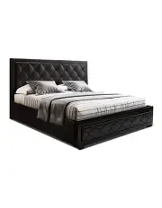 [Artiss] Tiyo Gas Lift Bed Frame Queen In Black