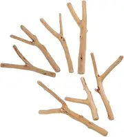 WHAMVOX 1 Driftwood Sticks for Bouquet Wood Stems for Crafts Twigs for Crafts Wooden Craft Sticks Branches for Vase Wood Crafting Stick Wood Sticks for Crafts Pine Wood Beige