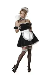 Oui Oui Sexy Maid Adult Costume Medium