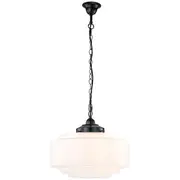 Brunswick Lighting Black Retro Chain Pendants Moulins Period Lights Inspirations