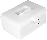 Mahjong Box Storage Home Use Mahjong Container Multi-functional Easy to Move Locking Buckle