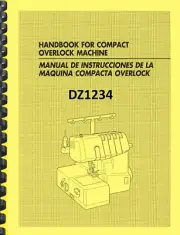 Brother DZ1234 Overlock Machine OWNER'S INSTRUCTION MANUAL