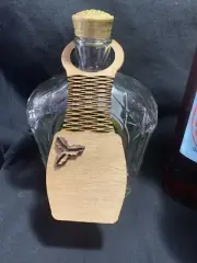 Christmas Holiday Gift tag wine bottles tag custom wood one of a kind