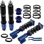 Complete Coilovers, Compatible With Ford Mustang Base SN95, Compatible With Convertible Coupe 1994-2004 Height Adjustable Shock Absorber Coilovers Suspension