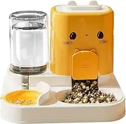 Automatic Dog Feeder - 2 in 1 Dog Food Dispenser Automatic Feeder,Pet Supplies Waterer Food Container Large Capacity Treat Dispenser, Feeding Station for Kitten Puppy Indoor