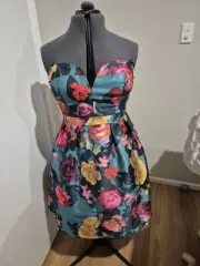 City Chic XS Lush Floral Dress BNWT