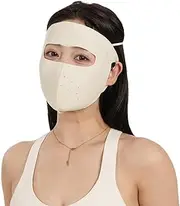 CHXSHZ UV Face Mask Ice Silk Mask Full Face Mask Sun Protection Face Visor for Women Summer Golf Sports Fishing Cycling