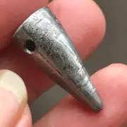 Natural Muonionalusta Meteorite Perfect Etched Pendant Handmade Bullet Polish