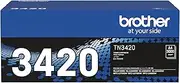 [Brother] Genuine TN3420 Black Toner Cartridge, Up to 3000 Pages (TN-3420) for Use with: HL-L5100DN, HL-L5200DW, HL-L6200DW, MFC-L5755DW, MFC-L6700DW