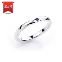 在飛比找Yahoo奇摩購物中心優惠-二手品 Tiffany&Co. 藍寶石925純銀戒指