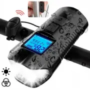 USB Rechargeable Bicycle Lights Bike Cycling Head Front Rear MTB Tail Lamp Set