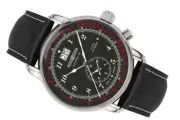 Zeppelin Men's 8644-2 SERIES LZ126 LOS ANGELES GMT 2nd Time Zone 42mm Timepiece