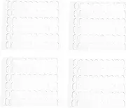 TOGEVAL 240pcs Stickers for Party Removable Point Tape Clear Dots Sticker Adhesive Dots Craft Sticky Tape Round Stickers Round Tape Points Dots Stickers Double Side Glue Points Dot Labels