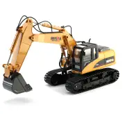 1/14 15CH RC Alloy Excavator Construction Engineering Vehicle Digger Toy Gift