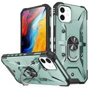 Shockproof Magnetic With Ring Holder Cover Case For iPhone11 - Rose Gold