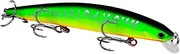Jerk Bait | Hard Bait for Deepwater - Realistic Sinking Wobblers Lures with Action for Bass Walleye Trout Catfish Crappie Zander