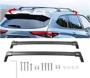 Car Roof Rack Crossbar Compatible for Toyota Highlander XLE & Limited & Platinum 2020 2021 2022 Top Luggage Carrier Rails