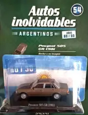 PEUGEOT 505 GR (1981) 80/90 Unforgettable Cars 1:43 Diecast SALVAT # 54