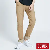 在飛比找蝦皮商城優惠-EDWIN 迦績 EDGE窄直筒牛仔褲(灰卡其)-男款