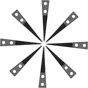 Tofficu 4 Pairs Ceramic Tweezers Pointed Tweezer Tips Mechanical Equipment Tweezers Fine Point Tweezers Precision Tweezers for Electronic Replaceable Mechanical Tips Ceramics Black