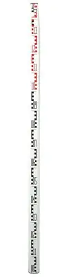 SECO/Crain SVR Rectangular Fiberglass Leveling Rod, 7.6m, Metric