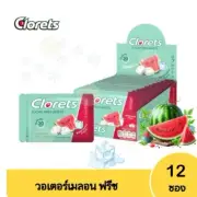 12x Candy Clorets Sugar Free Watermelon Freeze Fresh Breath Thai Snack Bulk