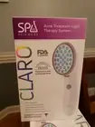 Spa Sciences Claro LED Red & Blue Acne Clearing Spot Treatment Light Therapy Sys