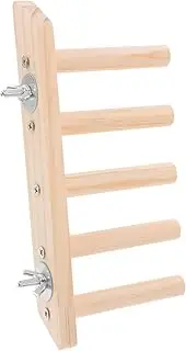 Cat Climbing Frame 5 Steps Wooden Cat Wall Ladder Pet Furniture Wall-Mounted Stairs Shelf
