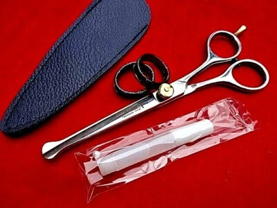 6" Pet Grooming Face,Paw Ball Round Tip Safety Scissors/Dog,Cat_Japanese steel