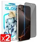 2X Privacy Glass Screen Protector For iPhone 16 Pro Max 15 14 13 12 11 XS XR