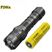 Tactical Flashlight 4000 Lumens Rechargeable Torch Light for Selfdefense Camping