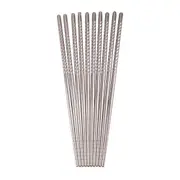 D.Line Stainless Steel Chopsticks - 5 Pairs