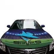 NRL New Cronulla Sharks Rugby League Bonnet Logo For Cars & 4Wd`s