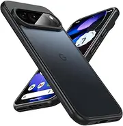 [RUNGOS] for Google Pixel 9 Pro Case, Pixel 9 Case [12Ft Drop Tested] [Ultimate Silky Touch] Translucent Matte Case for Google Pixel 9 / Pixel 9 Pro Phone Case, Anti-Fingerprints Shockproof Cover 2024