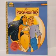 Vintage 1995 Disney’s Pocahontas Paper Doll Book By Golden