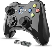 EasySMX Wireless Gaming Controller, Dual-Vibration Joystick Gamepad Computer Game Controller for PC Windows 7/8/10, PS3, Android TV, Switch