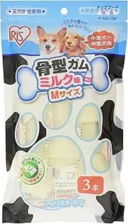 Iris Ohyama PMG3M Dog Treats Milk Dogs Medium Pack of 3