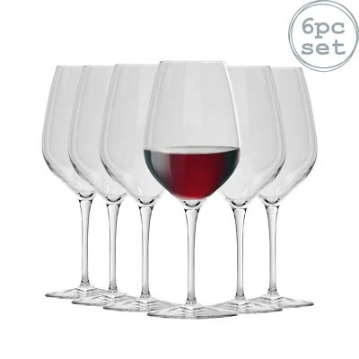 Large Wine Glasses Bormioli Rocco Inalto Tre Sensi Red White Glass 550ml x6