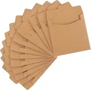 CHICAMPERA 50Pcs Paper CD Sleeves Durable CD DVD Storage Envelopes Dustproof and Scratch Resistant for Home Office School Use Efficient CD Packaging