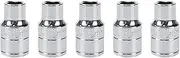 Dahszhi Shallow Socket 1/2 Inch Drive 10mm 6 Point -5pcs