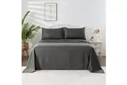 Linenova Brushed Microfibre Striped Bed Sheet Set
