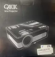 QKK WiFi Mini White Projector With SCREEN Model PJ0501 NEW IN BOX ~ NIB