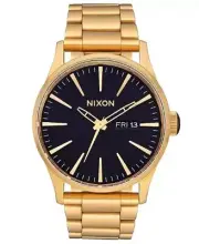 Nixon Men's Sentry Chrono V1 Watch - Gold Indigo RRP $479