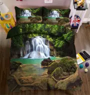 Dingdong Riveer 3D Printing Duvet Quilt Doona Covers Pillow Case Bedding Sets